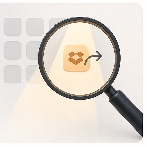 A magnifying glass focusing on one specific issue.